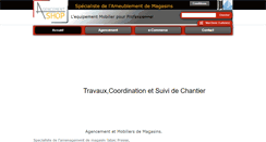Desktop Screenshot of agencement-shop.fr
