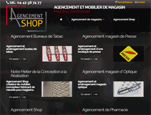 Tablet Screenshot of agencement-shop.org